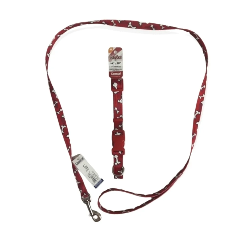 New Dog Collar and Leash Set